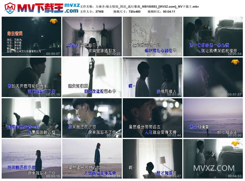 万乘齐-缘去情深_国语_流行歌曲_MB100553